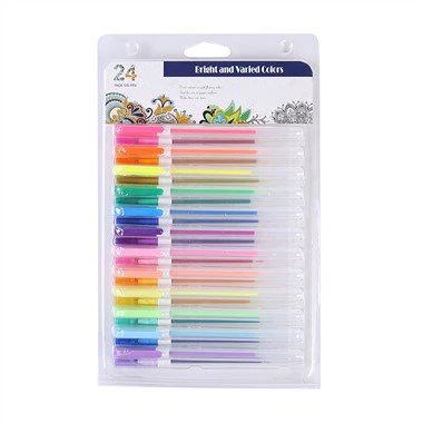 ชุดปากกาเจล 12 ด้าม สีไม่ซ้ำใคร